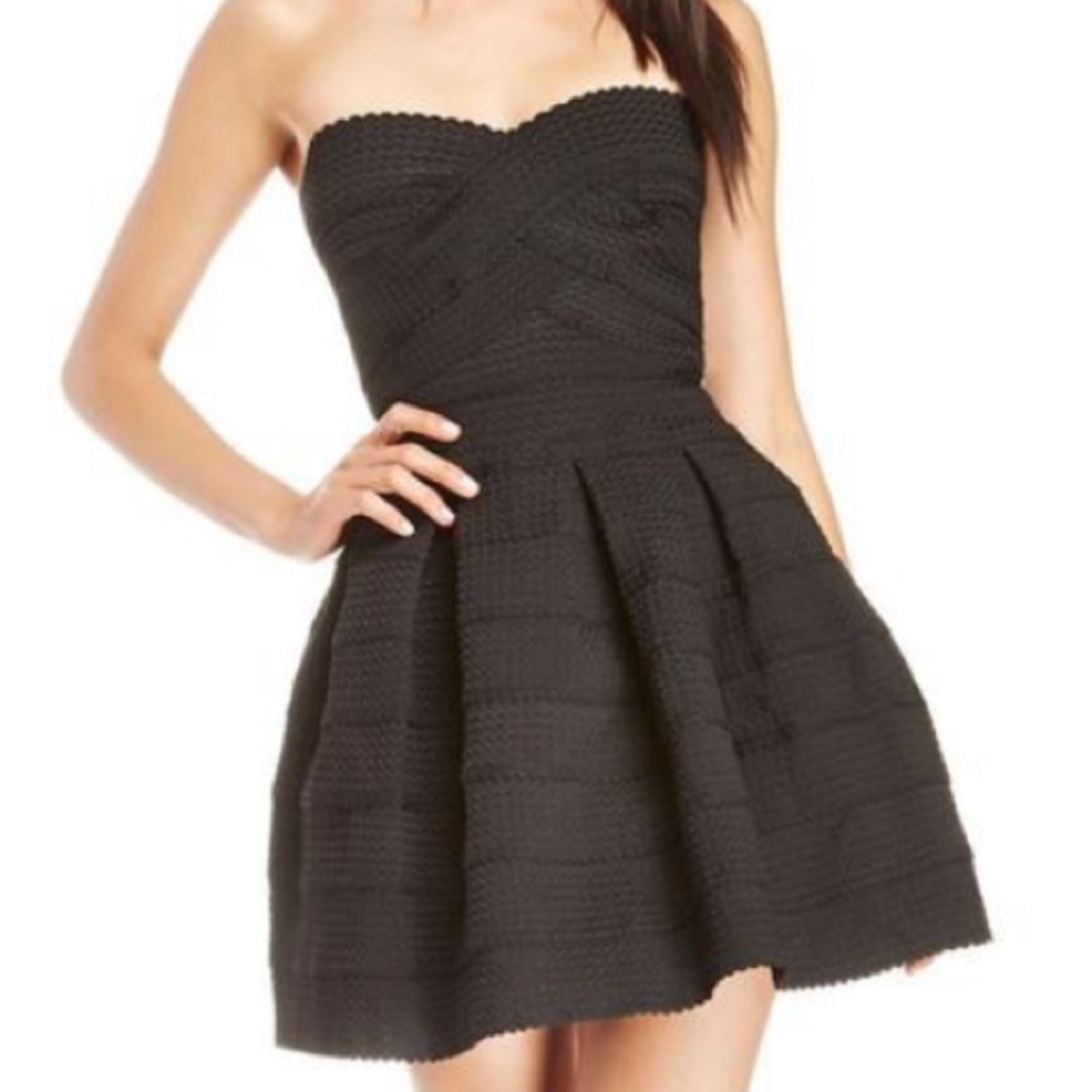 B. Darlin Strapless Bandage Dress